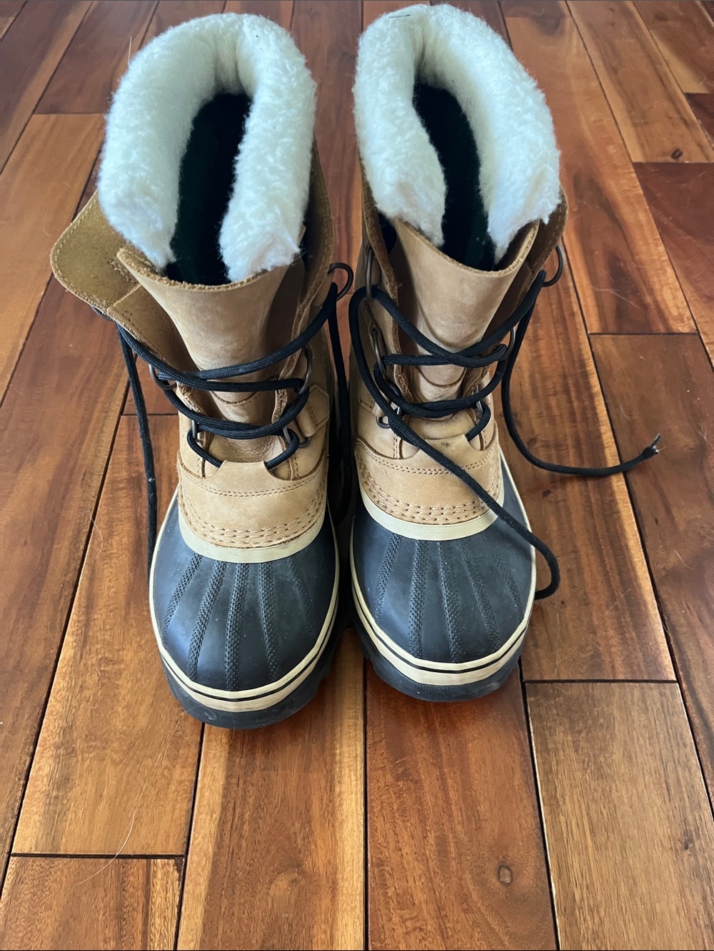 Sorel Kids Two-Tone Brown and Black Snow Boots